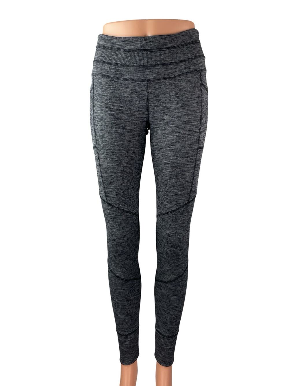 Athleta Excursion Tight Gray Skinny Yoga Athletic Activewear Leggings Pants Sz S